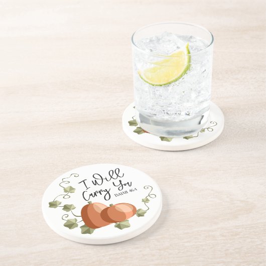 Ich werde dich tragen getränkeuntersetzer (Seite)