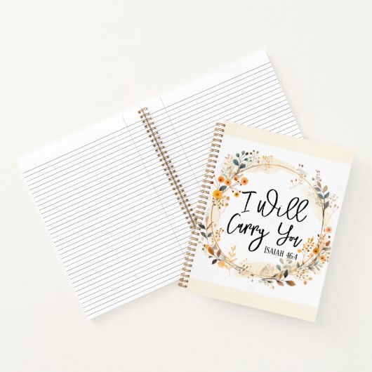 Ich werde dich tragen notizblock (Innenseite)