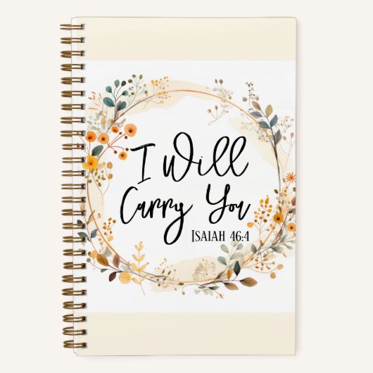 Ich werde dich tragen notizblock (Vorderseite)