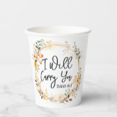 Ich werde dich tragen pappbecher (Vorderseite)