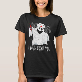 Ich werde dich von den Halloween-Kostümen der Kran T-Shirt