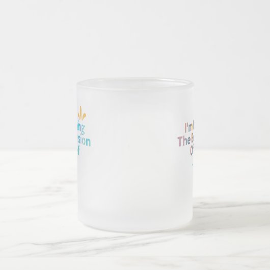 Ich werde die beste Version von mir selbst Mattglastasse (Mittel)