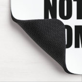 Ich werde die Gadsden-Schlange nicht befolgen Mousepad (Ecke)