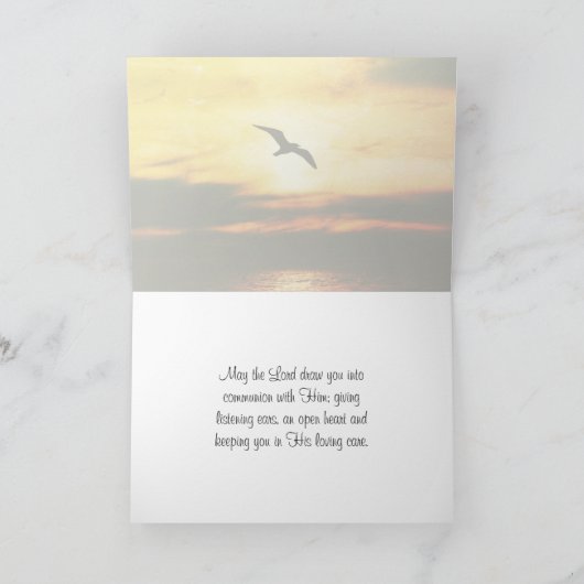 Ich werde die Güte des Herrn Psalm 27:13-14 sehen Karte (Innenseite)