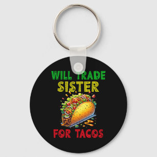 Ich werde die Handelsministerin Tacos Cinco de May Schlüsselanhänger