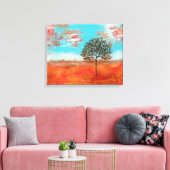 Ich werde die Leinwand der originalen Kunst umkehr (Insitu (Wohnzimmer))