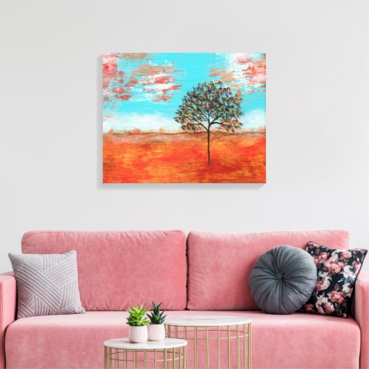 Ich werde die Leinwand der originalen Kunst umkehr (Insitu (Wohnzimmer))