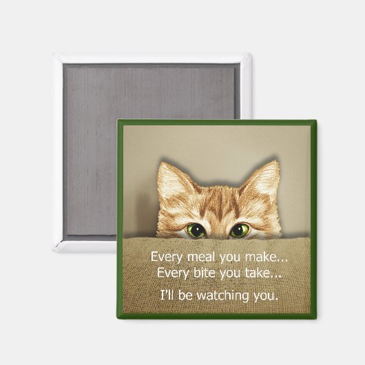 Ich werde dir beim Song-Spoof-Katze zusehen Magnet (Vorderseite/Rückseite)