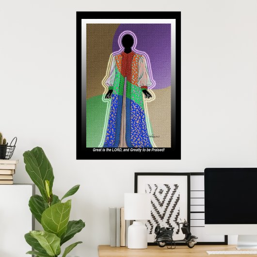 Ich werde dir danken, o LORD mein Gott! Poster (Heimbüro)