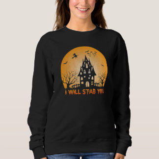 Ich werde dir die keuchenden Halloween-Krankenschw Sweatshirt