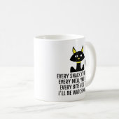 Ich werde dir einen Niedlichen Katzensprung zusehe Kaffeetasse (VorderseiteRechts)