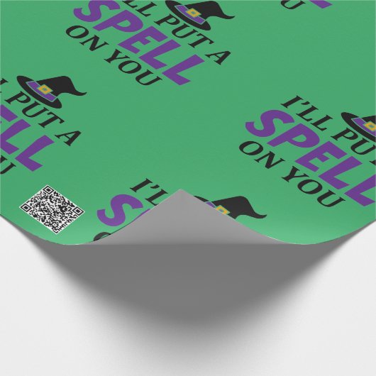 Ich werde dir einen Zauber zufügen Geschenkpapier (Ecke)