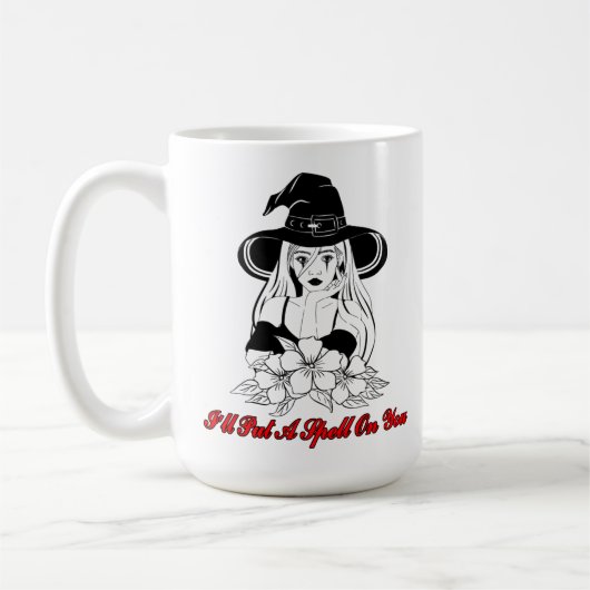 Ich werde dir einen Zauber zufügen Kaffeetasse (Links)