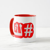 Ich werde dir Vermisst sein Tasse (Vorderseite Links)