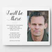 Ich werde dort Foto-Gedenkfeier Fotoplatte (Vorderseite)