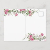 Ich werde dort Rose Mama Memorial Graduation Postkarte (Rückseite)