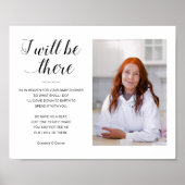 Ich werde dort sein Foto Memorial Sitzecke Baby Du Poster (Vorne)