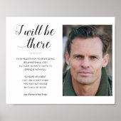 Ich werde dort sein mit Foto-Gedenkfeier Poster (Vorne)