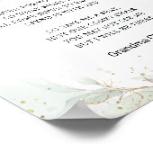 Ich werde dort sein, Pink-Blume Gedenkveranstaltun Poster (Ecke)