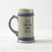 Ich werde DRINKTOTHAT Bierglas (Links)