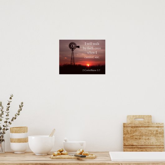 Ich werde durch Glauben gehen - Scripting Poster 2 (Küche)