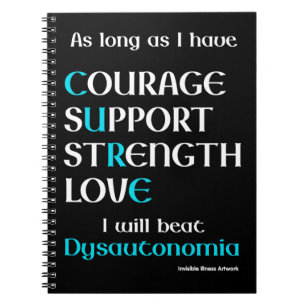 Ich werde Dysautonomie Notebook Notizblock