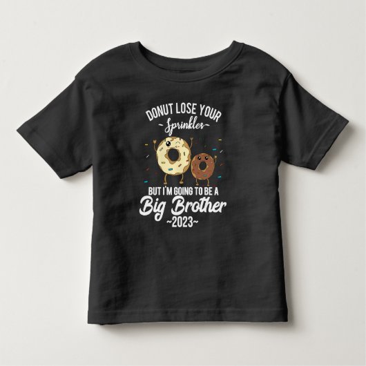 Ich werde ein Big Brother 2023 Donut sein Kleinkind T-shirt (Vorderseite)