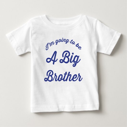 Ich werde ein Big Brother T Shirt in Blue sein (Vorderseite)