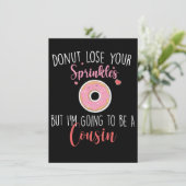 Ich werde ein Cousin sein, Schwangerschaftsankündi Einladung (Stehend Vorderseite)