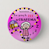 Ich werde ein GRANDMA sein Button (Vorderseite)
