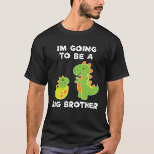 Ich werde ein großer älterer Bruder Dinosaurier Di T-Shirt