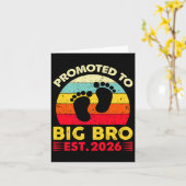 Ich werde ein großer Bruder 2026 zu Big Karte (Gelbe Blume)