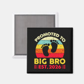 Ich werde ein großer Bruder 2026 zu Big Magnet (Vorderseite/Rückseite)