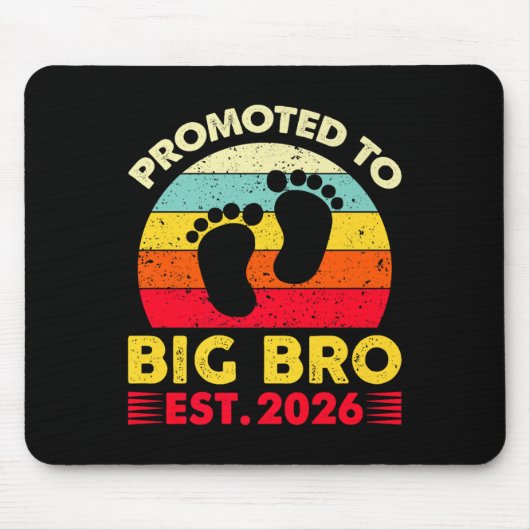 Ich werde ein großer Bruder 2026 zu Big Mousepad (Vorne)