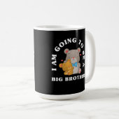 Ich werde ein großer Bruder-Bären sein Kaffeetasse (VorderseiteRechts)