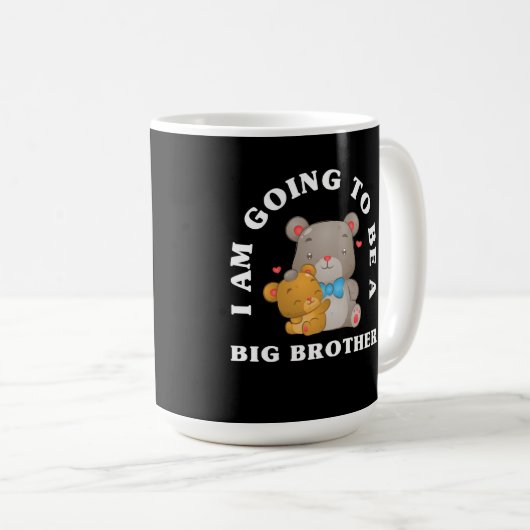 Ich werde ein großer Bruder-Bären sein Kaffeetasse (VorderseiteRechts)