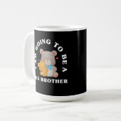 Ich werde ein großer Bruder-Bären sein Kaffeetasse (Vorderseite Links)
