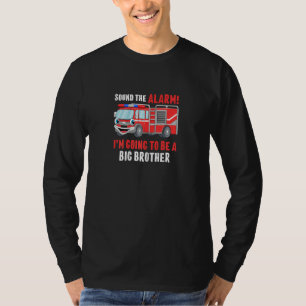 Ich werde ein großer Bruder Feuerwehrauto Baby En T-Shirt