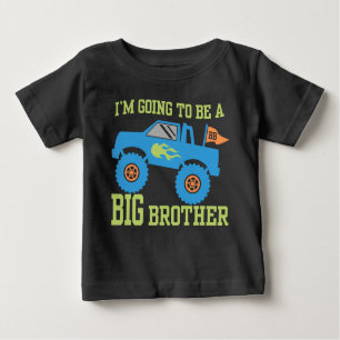 Ich werde ein großer Bruder-Monster-Lkw sein Baby T-shirt