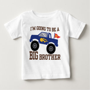 Ich werde ein großer Bruder-Monster-Lkw sein Baby T-shirt