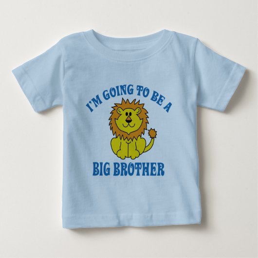 Ich werde ein großer Bruder sein Baby T-shirt (Vorderseite)