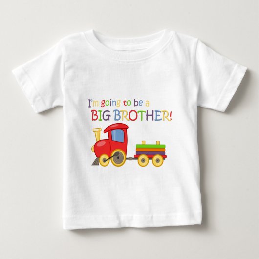 Ich werde ein großer Bruder sein! Baby T-shirt (Vorderseite)