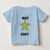 Ich werde ein großer Bruder sein! Baby T-shirt (Rückseite)