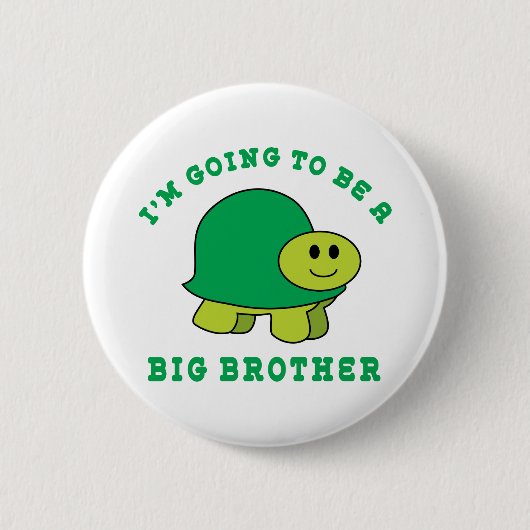 Ich werde ein großer Bruder sein Button (Vorderseite)