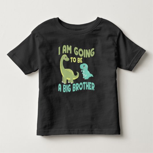 Ich werde ein großer Bruder sein, Dinosaur Baby Re Kleinkind T-shirt (Vorderseite)