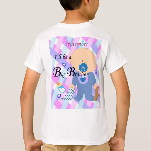 Ich werde ein großer Bruder sein, ein T - Shirt de (Rückseite)