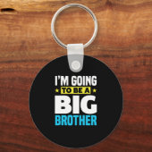 Ich werde ein großer Bruder sein Schlüsselanhänger (Vorderseite)