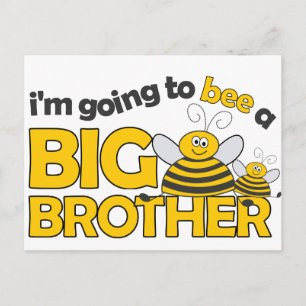 Ich werde ein großer Bruder-T - Shirt sein Postkarte
