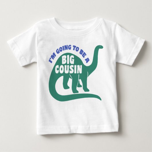Ich werde ein großer Cousin sein Baby T-shirt (Vorderseite)