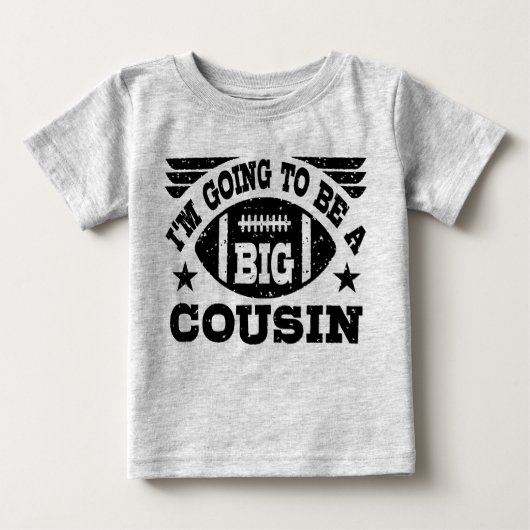 Ich werde ein großer Cousin sein Baby T-shirt (Vorderseite)